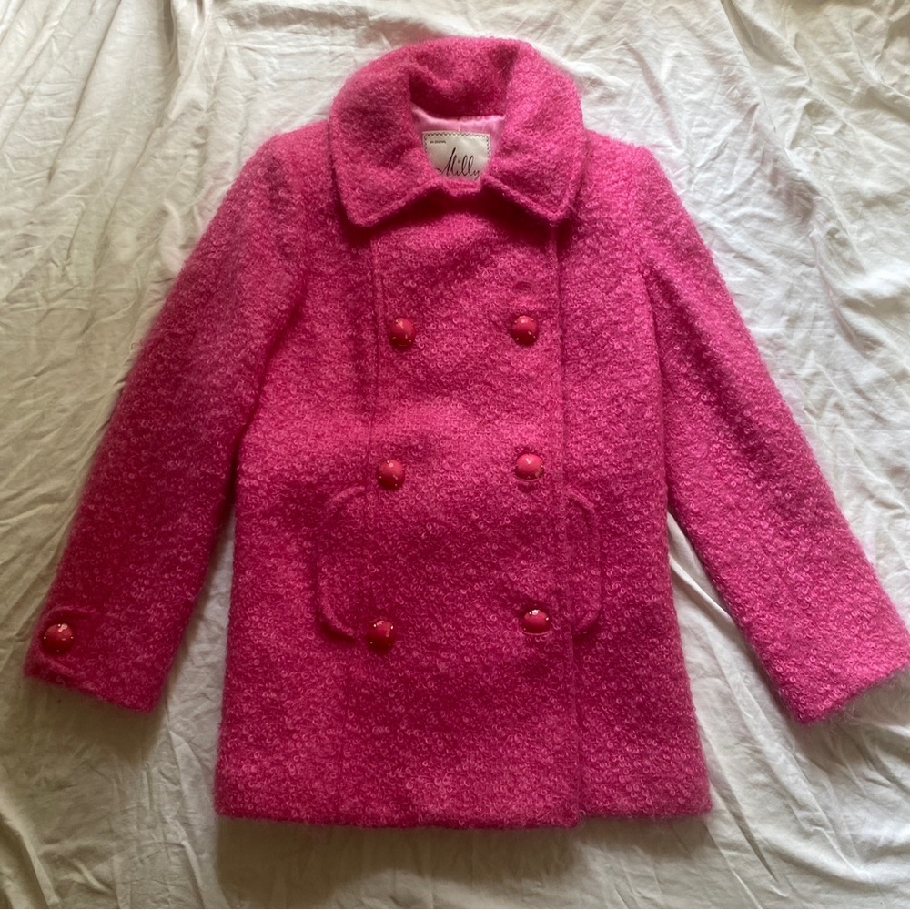 MILLY NY***BARBIE PINK COAT**2